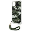 Guess GUHCN61KSARKA iPhone 11 6,1" / Xr zielony/khaki hardcase Camo Collection