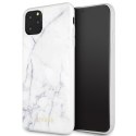 Guess GUHCN65HYMAWH iPhone 11 Pro Max biały/white Marble