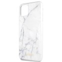 Guess GUHCN65HYMAWH iPhone 11 Pro Max biały/white Marble