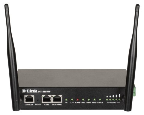 D-Link DIS-2650AP - 2,4 GHz, 5 GHz, 1200 Mbit/s, 64-bit WEP, 128-bit WEP, SSID, SSL/TLS, WPA, WPA2, 10,100,1000 Mbit/s