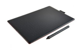 Tablet graficzny Wacom One by Medium Czarny, Czerwony 2540 lpi 216 x 135 mm USB