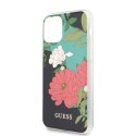 Guess GUHCN65IMLFL01 iPhone 11 Pro Max czarny/black N°1 Flower Collection