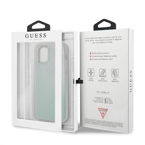 Guess GUHCP12L3D4GIRBL iPhone 12 Pro Max 6,7" opalowy/iridescent hardcase 4G 3D Pattern Collection