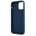 Guess GUHCP12LLSLMGBL iPhone 12 Pro Max 6,7" niebieski/blue hardcase Metal Logo Script