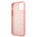 Guess GUHCP12LLSPEWPI iPhone 12 Pro Max 6,7" różowy/pink hard case Peony Collection