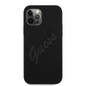 Guess GUHCP12LLSVSBK iPhone 12 Pro Max 6,7" czarny/black hardcase Script Vintage