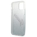 Guess GUHCP12LPCUGLSBL iPhone 12 Pro Max 6,7" niebieski/blue hardcase Glitter Gradient Script