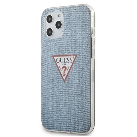 Guess GUHCP12LPCUJULLB iPhone 12 Pro Max 6,7" niebieski/light blue hardcase Jeans Collection