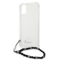 Guess GUHCP12MKPSBK iPhone 12/12 Pro 6,1" Transparent hardcase Black Pearl