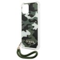 Guess GUHCP12MKSARKA iPhone 12/12 Pro 6,1" zielony/khaki hardcase Camo Collection