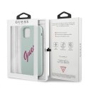 Guess GUHCP12MLSVSBF iPhone 12/12 Pro 6,1" niebieski fuksja/blue fuschia hardcase Silicone Vintage