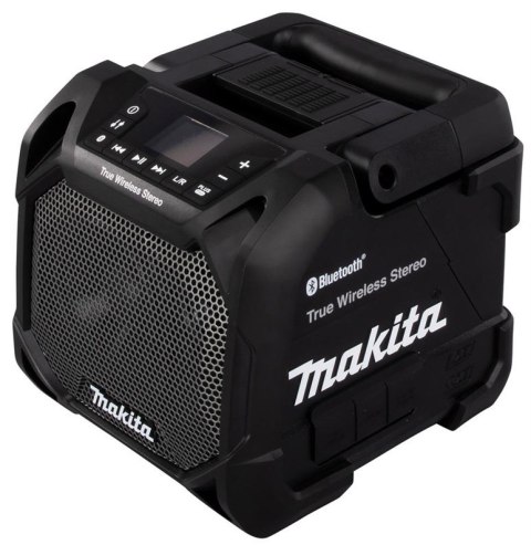 Darbinis akumuliatorowy „bluetooth" grotuvas Makita DMR203B 12V MAX-18V, LCD, Juodas, True wireless stereo