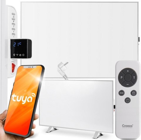 Promiennik podczerwieni Cronos Synthelith PRO CRP-980TWP 980W z WiFi i pilotem biały