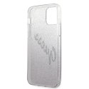 Guess GUHCP12MPCUGLSPI iPhone 12/12 Pro 6,1" różowy/pink hardcase Glitter Gradient Script