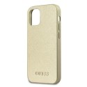 Guess GUHCP12SIGLGO iPhone 12 mini 5,4" złoty/gold hardcase Iridescent