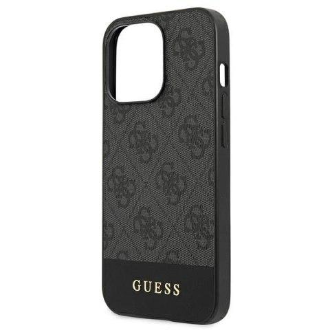 Guess GUHCP13LG4GLGR iPhone 13 Pro / 13 6,1" szary/grey hardcase 4G Stripe Collection