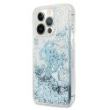 Guess GUHCP13LLG4GBL iPhone 13 Pro / 13 6,1" niebieski/blue hardcase 4G Big Liquid Glitter