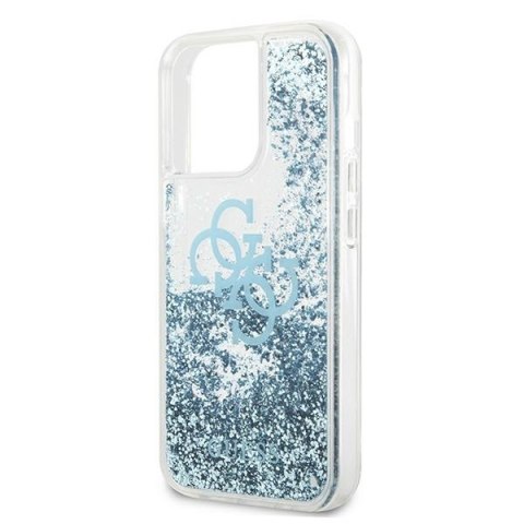 Guess GUHCP13LLG4GBL iPhone 13 Pro / 13 6,1" niebieski/blue hardcase 4G Big Liquid Glitter