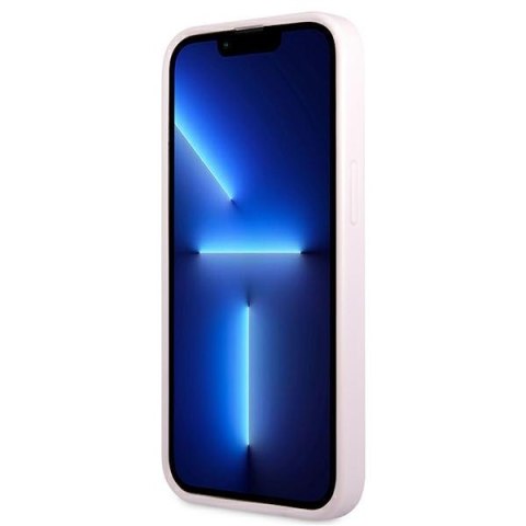 Guess GUHCP13LPSASBPU iPhone 13 Pro / 13 6,1" purpurowy/purple Saffiano Hot Stamp & Metal Logo