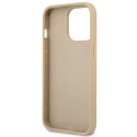 Guess GUHCP13LPSATLE iPhone 13 Pro / 13 6,1" beżowy/beige hardcase SaffianoTriangle Logo