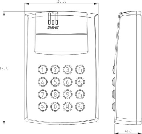 KONTROLER DOSTĘPU ROGER PR602LCD-DT-I
