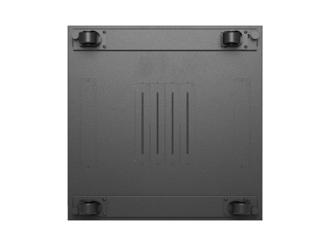Szafa instalacyjna rack stojąca 19" 37U 800X800 czarna drzwi perforowane LCD Lanberg (Flat Pack)