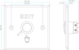 VIDOS przycisk wyjścia OP06