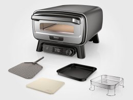 Zewnętrzny elektryczny piec do pizzy i frytkownica powietrzna Ninja Artisan MO201EU szary/stal nierdzewna, 1 760 W, do pizzy o ś