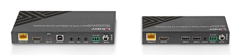 Przedłużacz KVM Lindy 70m Cat.6A TypeC i HDMI HDBaseT 3.0 (38346)