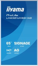 Monitor IIYAMA 164.0cm (64,5") LH6581UHSG-1AG 16:9 2xHDMI+USB-C (Speditionsversand)