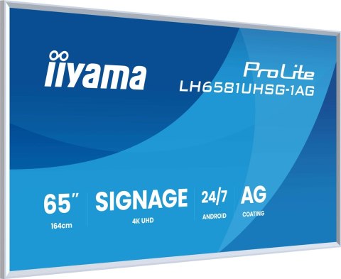 Monitor IIYAMA 164.0cm (64,5") LH6581UHSG-1AG 16:9 2xHDMI+USB-C (Speditionsversand)