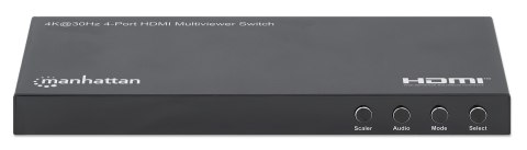 4-portowy HDMI Multiviewer Switch 4K 30Hz Manhattan