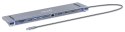 MANHATTAN Stacja dokująca 12-w-1 4K 1xHDMI 2xDP 3xUSB-A