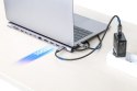 MANHATTAN Stacja dokująca 12-w-1 4K 1xHDMI 2xDP 3xUSB-A