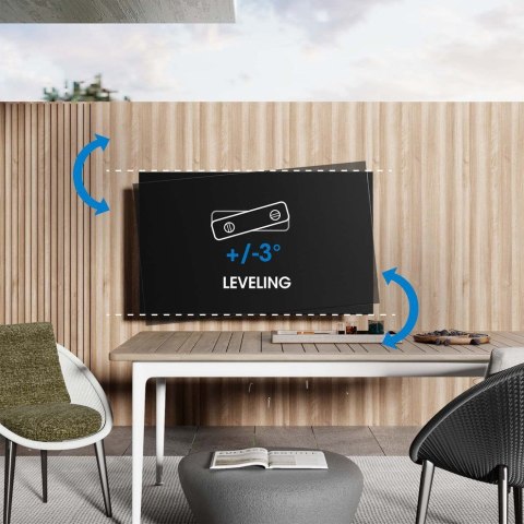 Manhattan Outdoor TV Uchwyt ścienny Full Motion 37-86" 50kg