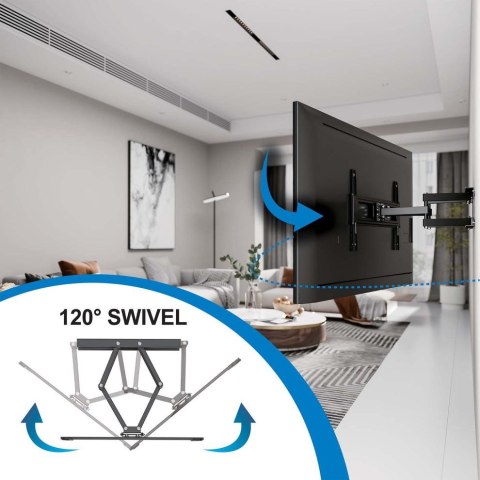 Manhattan Outdoor TV Uchwyt ścienny Full Motion 37-86" 50kg