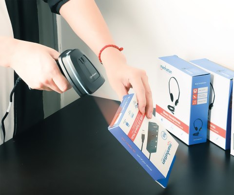 Skaner kodów kreskowych MANHATTAN 2D LED Ręczny skaner ręczny IP52 450 mm