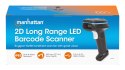 Skaner kodów kreskowych MANHATTAN 2D LED Ręczny skaner ręczny IP52 450 mm