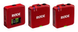 RODE Wireless GO III Red - system mikrofonów bezprzewodowych (czerwony)