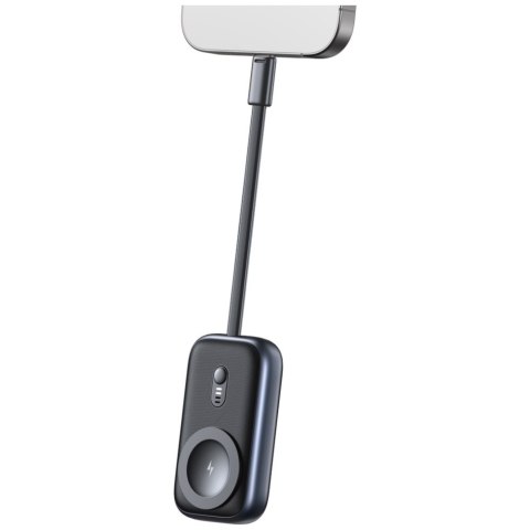 Ładowarka indukcyjna 2w1 Usams CD245 do Apple Watch z powerbankiem 1200mAh + kabel USB-C tarnish