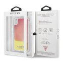 Guess GUHCPXGLCPI iPhone X/Xs różowy /pink hard case California Glow in the dark