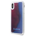 Guess GUHCPXGLCRE iPhone X/Xs czerwony /red hard case California Glow in the dark