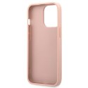 Guess GUHCP13XPSASBPI iPhone 13 Pro Max 6,7" różowy/pink hardcase Saffiano Stripe