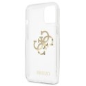 Guess GUHCP13SKS4GGO iPhone 13 mini 5,4" Transparent hardcase 4G Gold Charms Collection