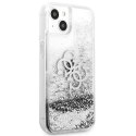 Guess GUHCP13SLG4GSI iPhone 13 mini 5,4" srebrny/silver hardcase 4G Big Liquid Glitter