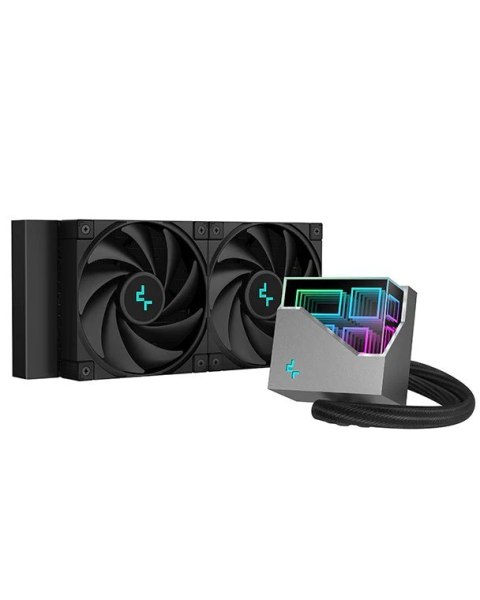 DeepCool LT520 Procesor Chłodnica cieczy all-in-one 12 cm Czarny 1 szt.