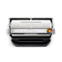 Grill elektryczny TEFAL, model GC728D10 o mocy 2000 W, wykonany ze stali nierdzewnej