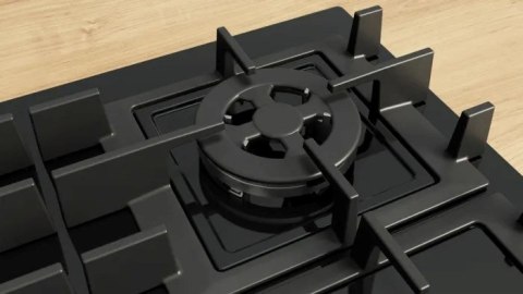 Zestaw piekarnik BOSCH HBA514BB3 + prowadnice teleskopowe BOSCH HEZ538000 + płyta gazowa BOSCH PNH6B6K40