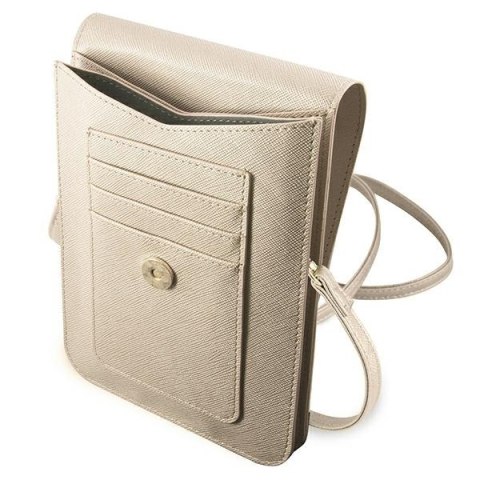 Guess Torebka GUWBRSAVSLG złoty /gold Saffiano Script