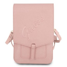 Guess Torebka GUWBRSAVSPI różowy /pink Saffiano Script